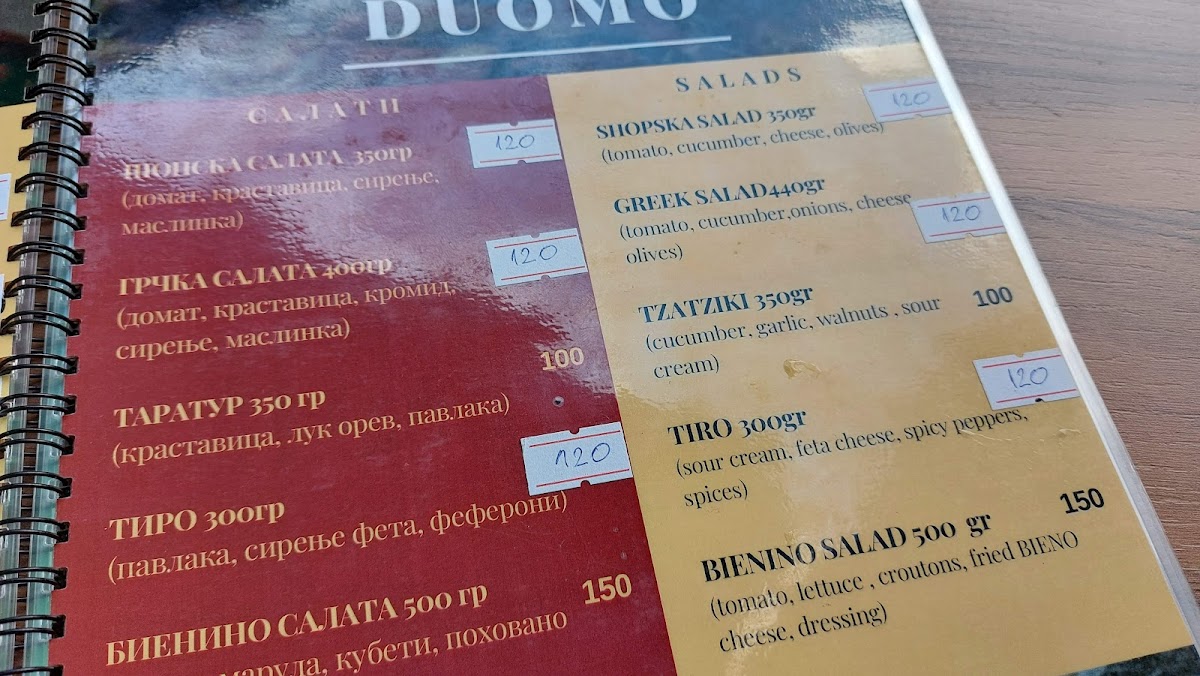 Menu Duomo Lounge & Bar-8