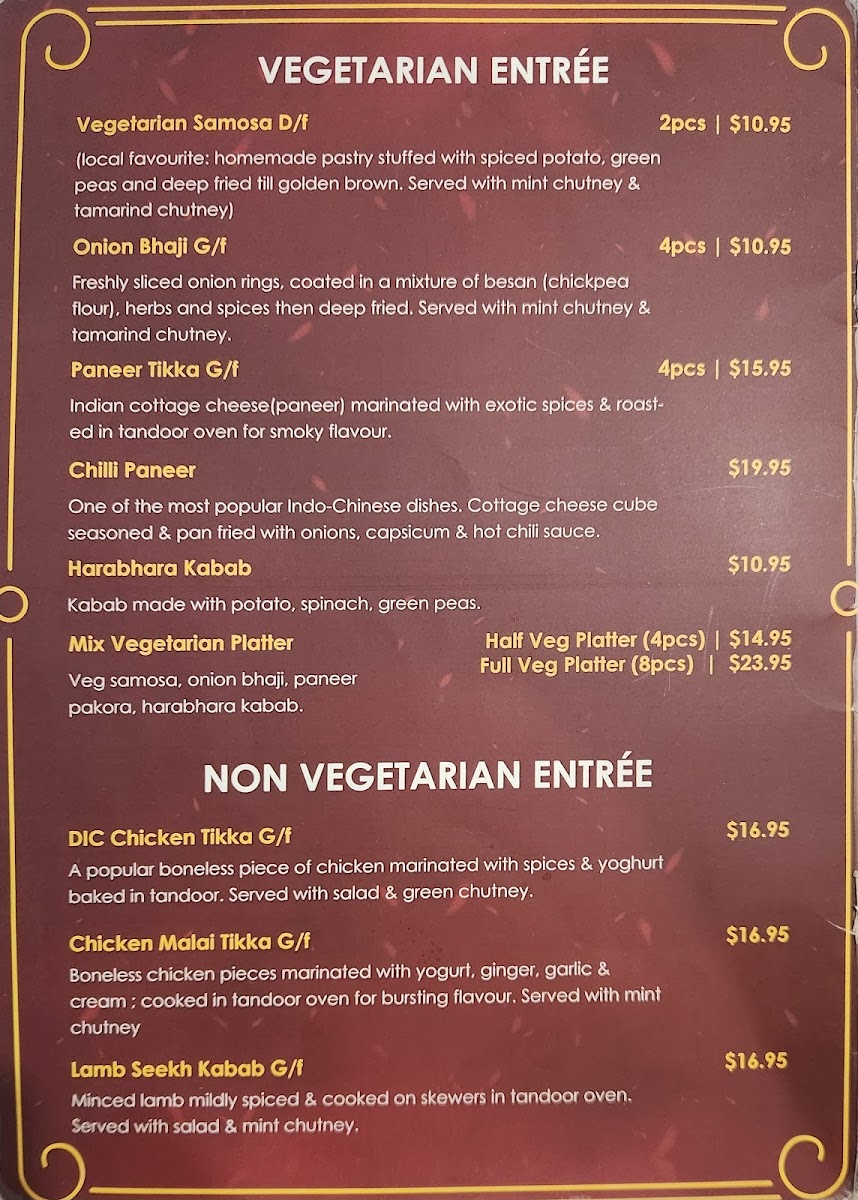 Menu Durga Indian Cuisine - Logan-2