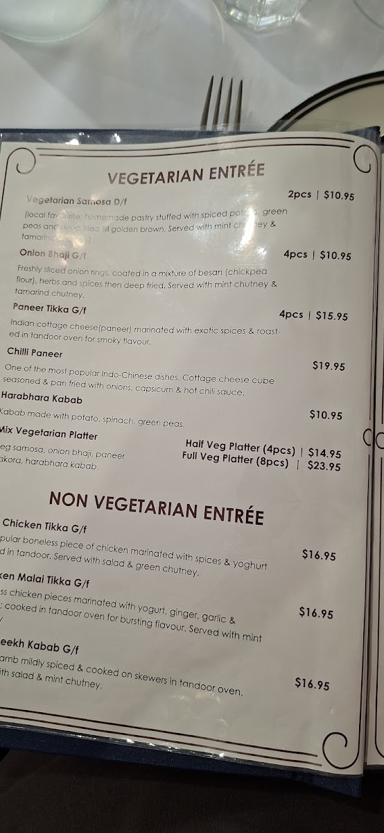 Menu Durga Indian Cuisine - Logan-6