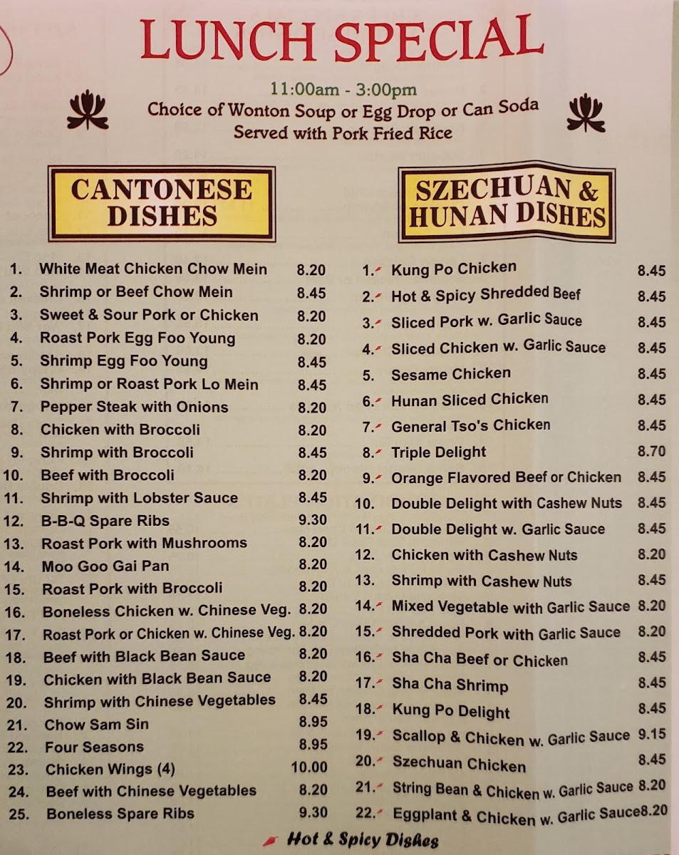 Menu Dynasty Kitchen-1