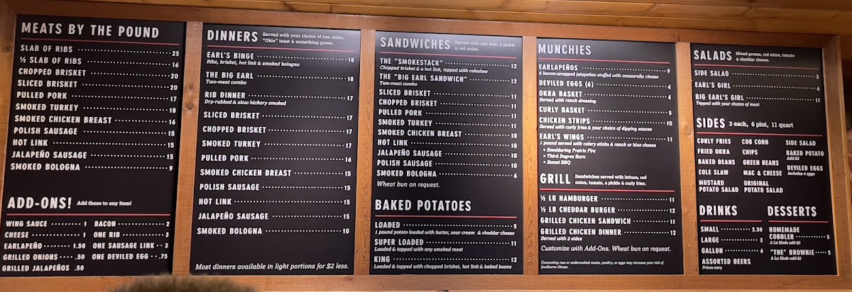 Menu Earl's Rib Palace-1