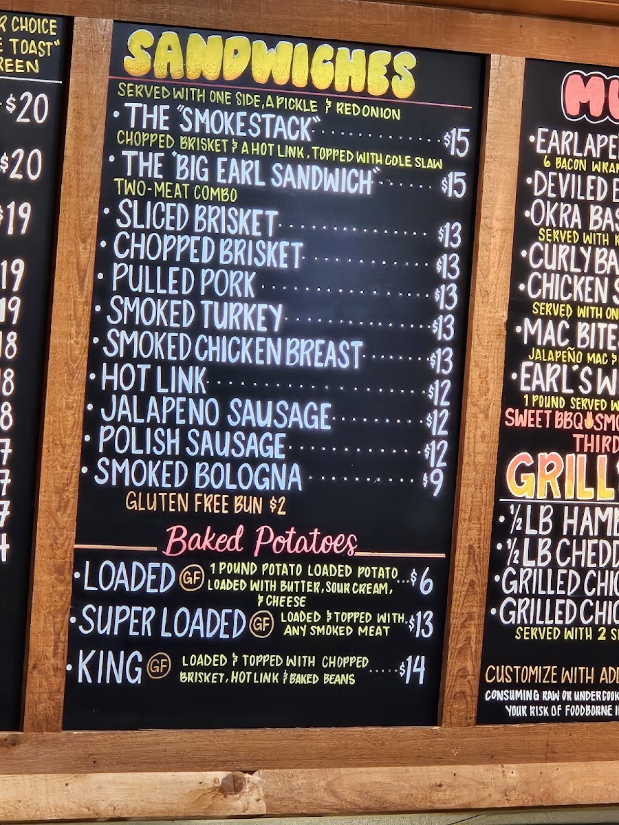 Menu Earl's Rib Palace-3
