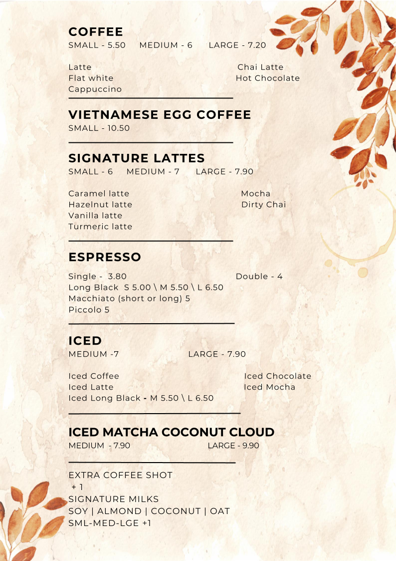 Menu Earth's Kitchen-1