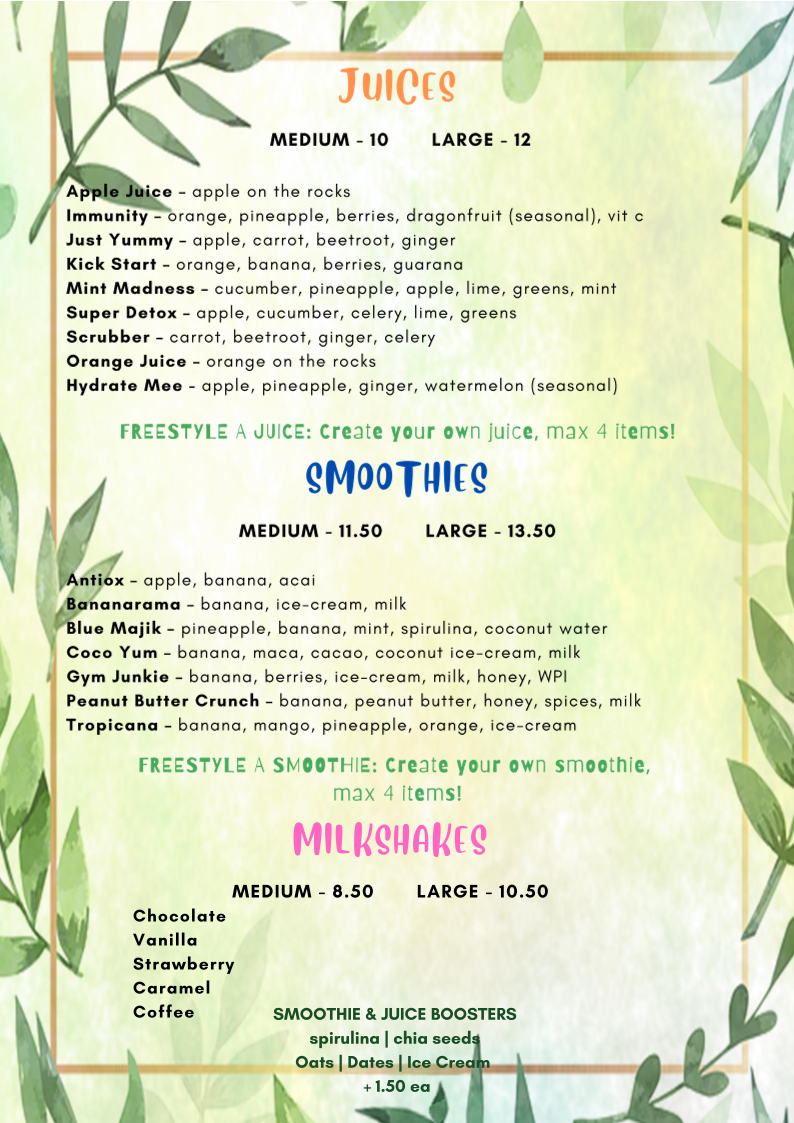 Menu Earth's Kitchen-2