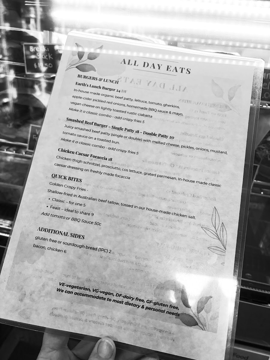 Menu Earth's Kitchen-5
