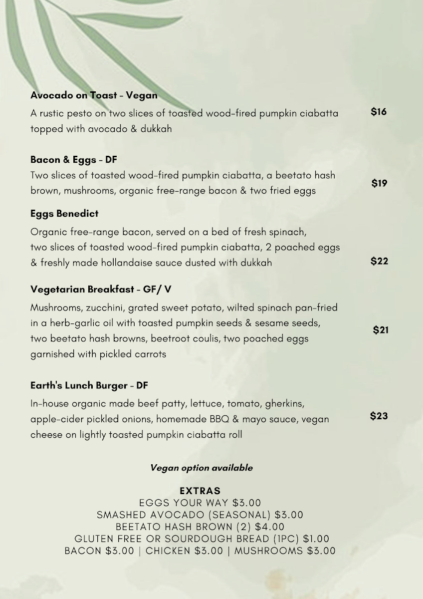 Menu Earth's Kitchen-6
