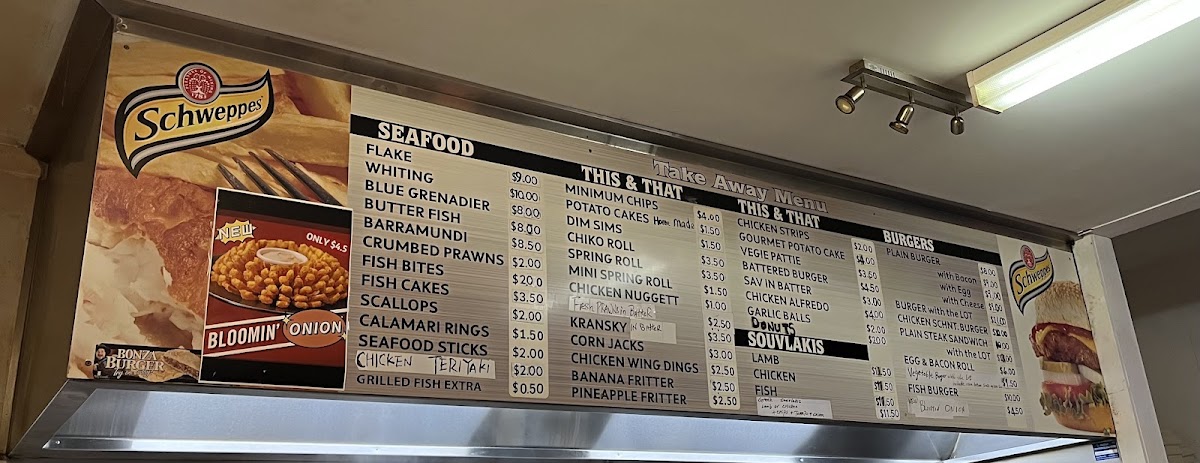 Menu East Beach Fish And Chips-6