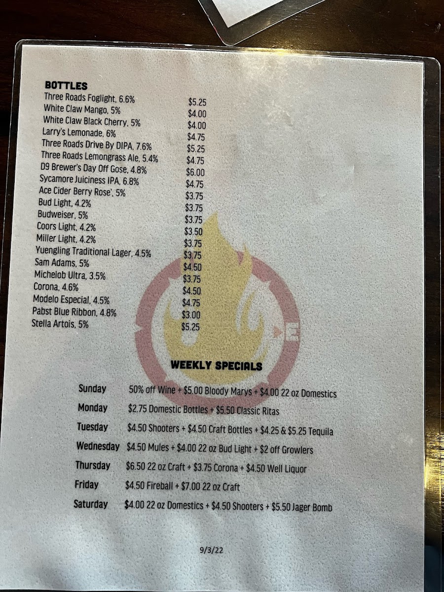 Menu East Coast Wings + Grill-10