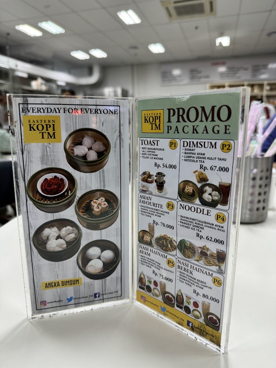 Menu Eastern Kopi Tm - Sms-9