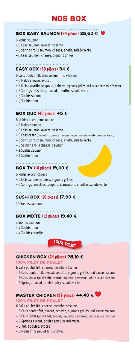Menu Easy Sushi - Marseille-10