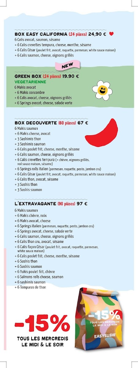 Menu Easy Sushi - Marseille-8