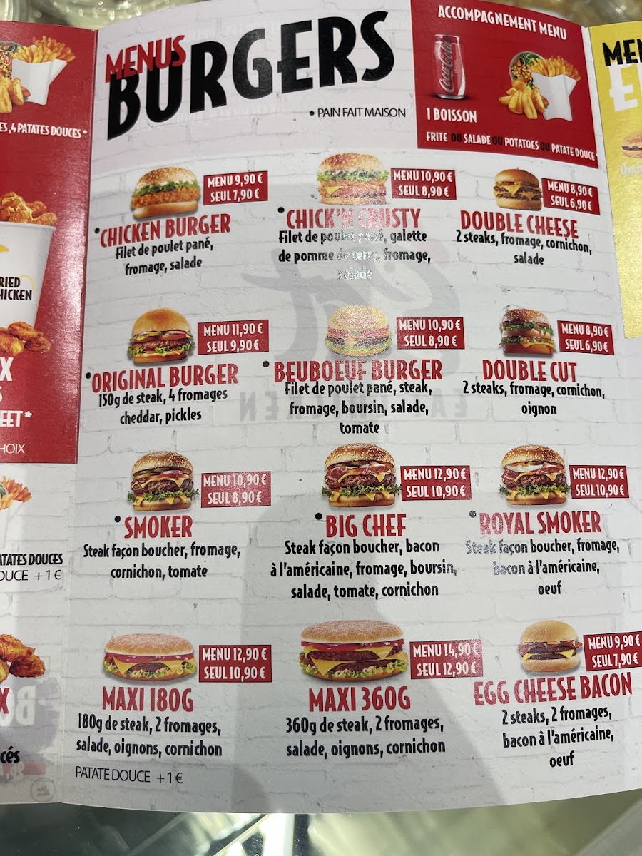 Menu Eat Chicken Boulogne-1