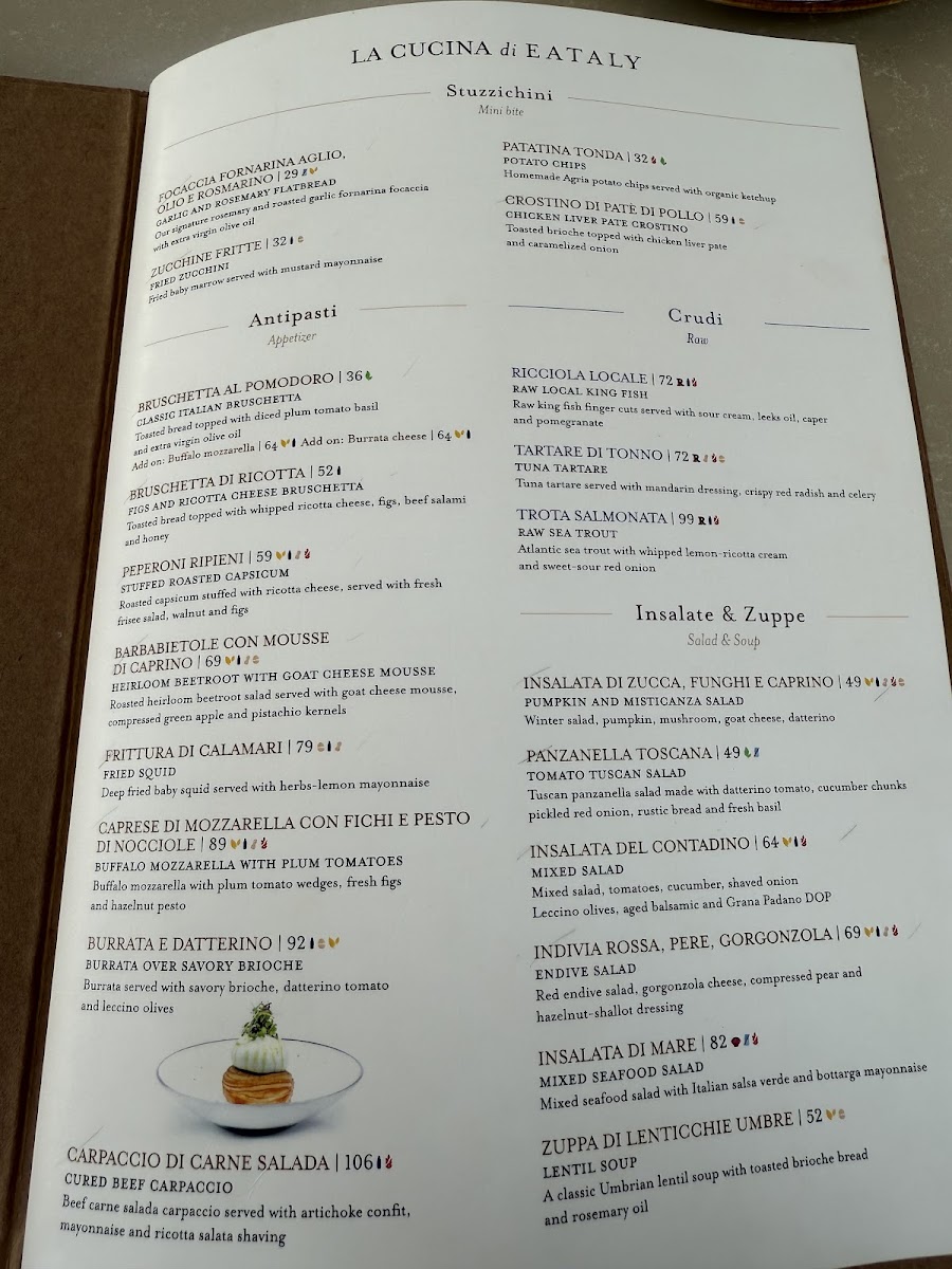 Menu Eataly At The Beach Dubai-4