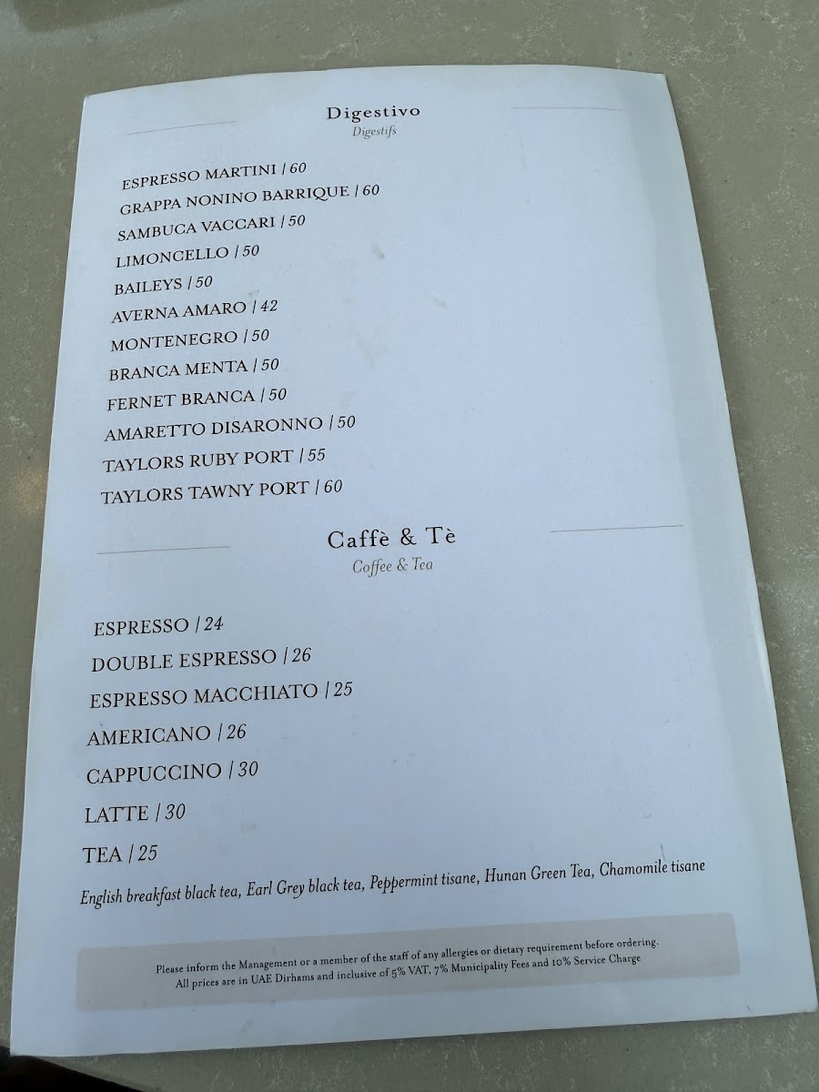 Menu Eataly At The Beach Dubai-9
