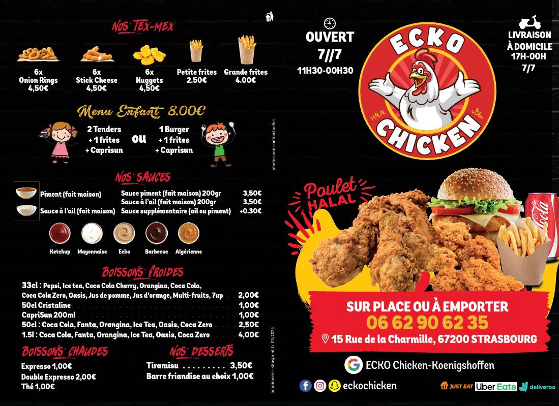 Menu Ecko Chicken-Koenigshoffen-2