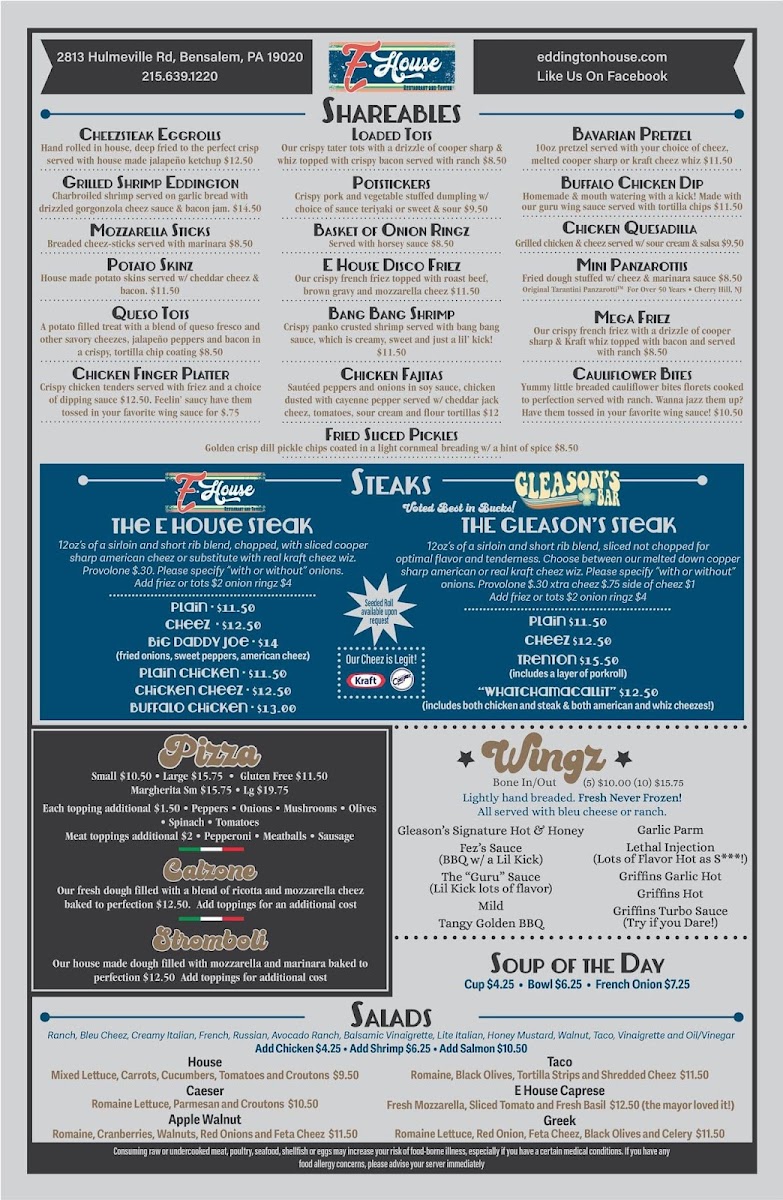 Menu Eddington House-3