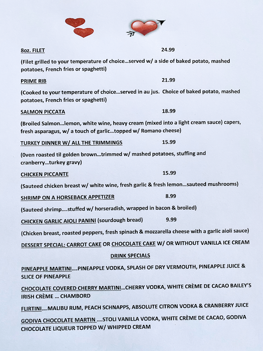 Menu Eddington House-7