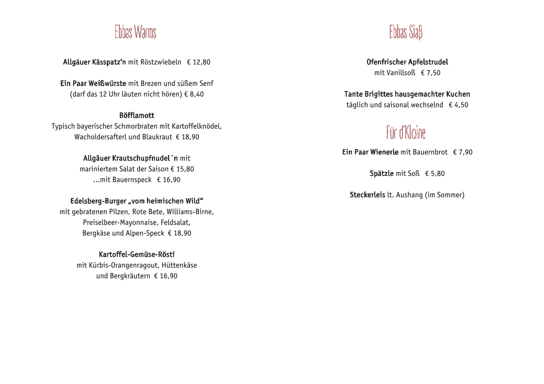 Menu Edelsberghütte – Berghütte & Chalet In Pfronten-4