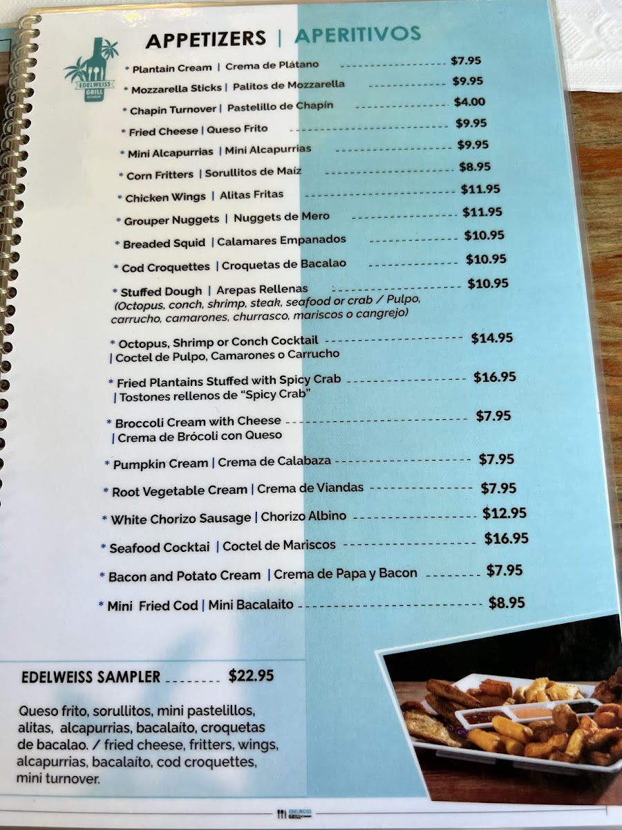 Menu Edelweiss Bar & Grill-10