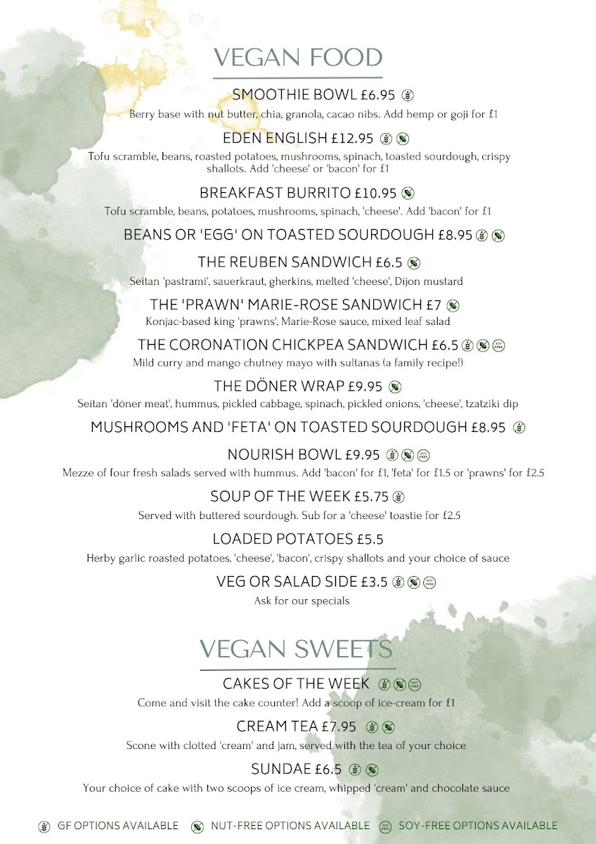 Menu Eden Café Clifton-4