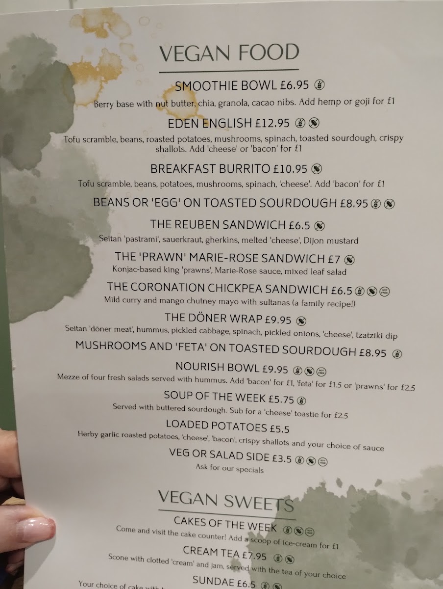 Menu Eden Café Clifton-7