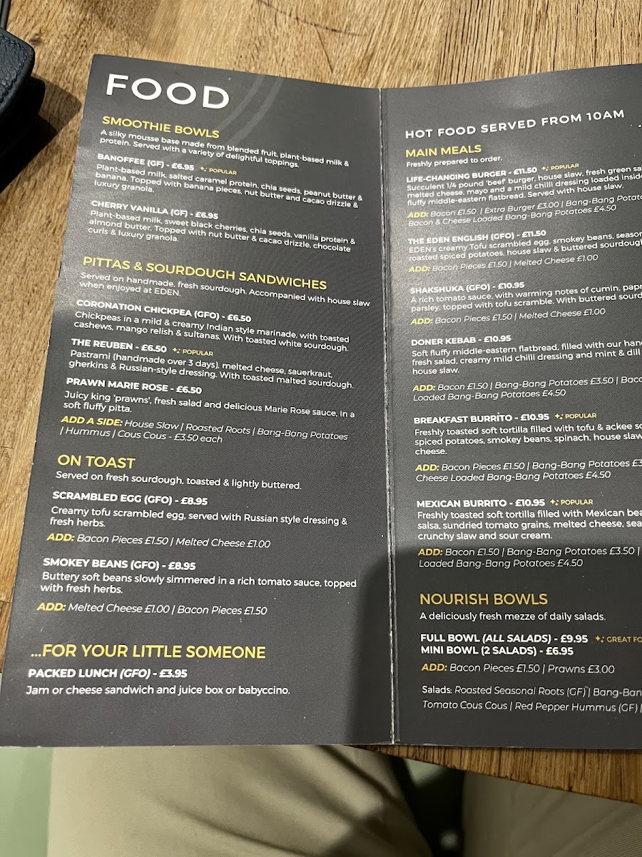 Menu Eden Café Clifton-8