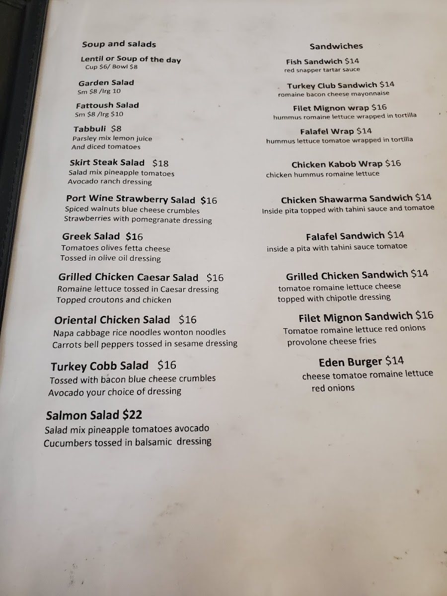 Menu Eden Garden Fusion Grill-3