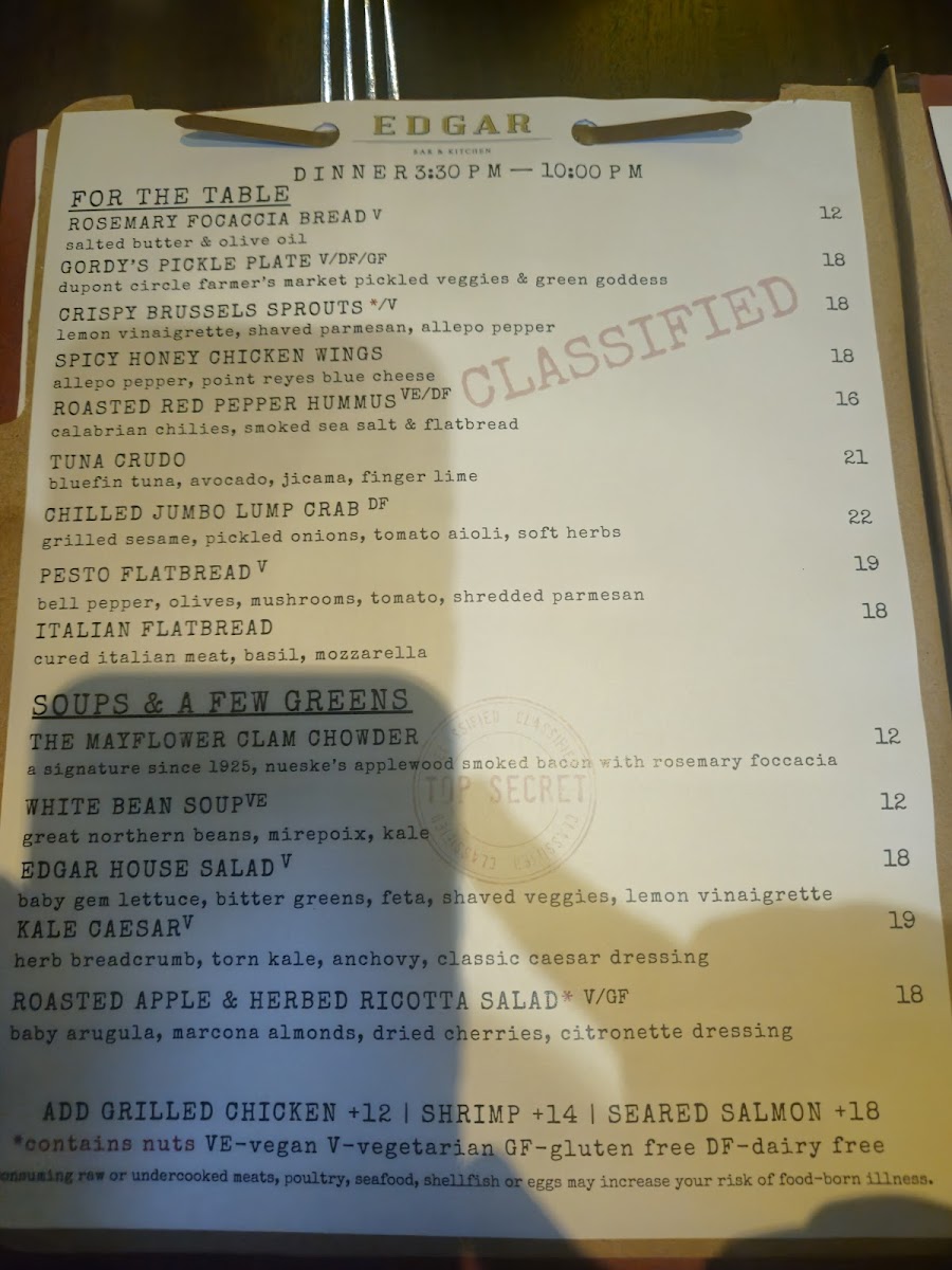 Menu Edgar Bar & Kitchen-10