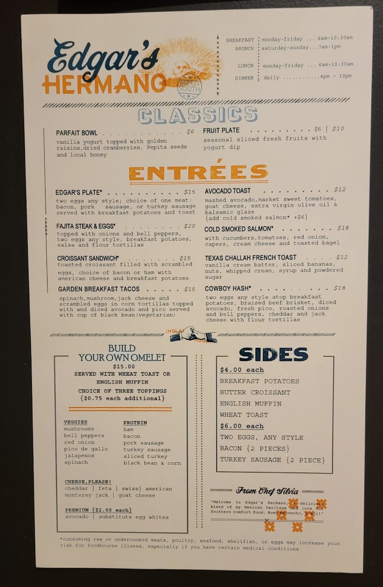 Menu Edgar's Hermano-1