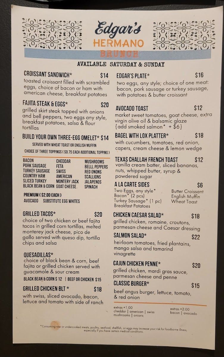Menu Edgar's Hermano-3