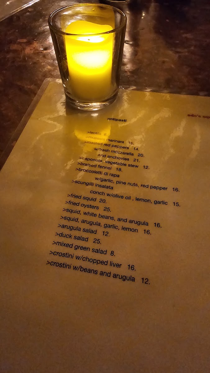 Menu Edo's Squid-10