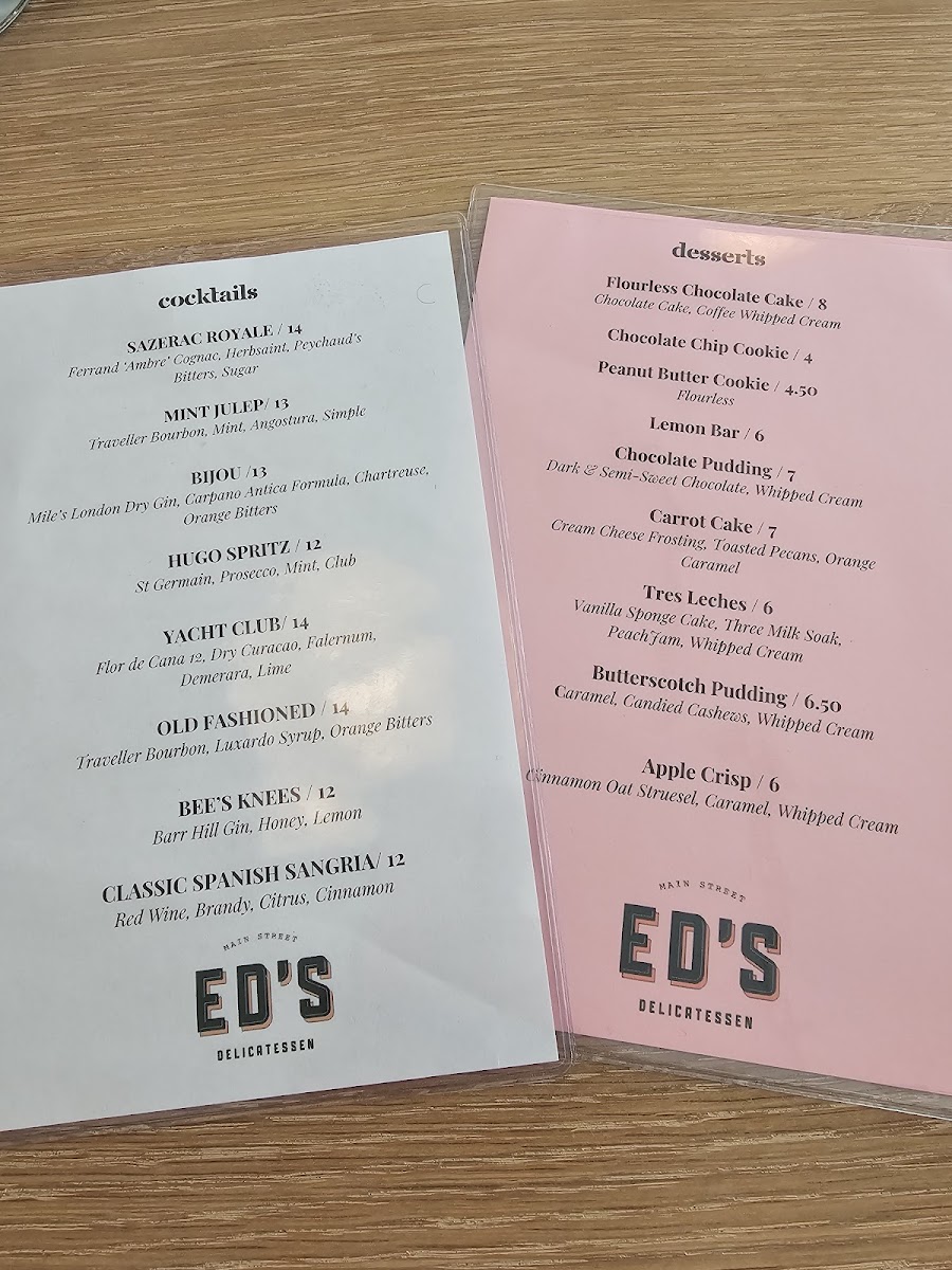 Menu Ed’S Delicatessen-1