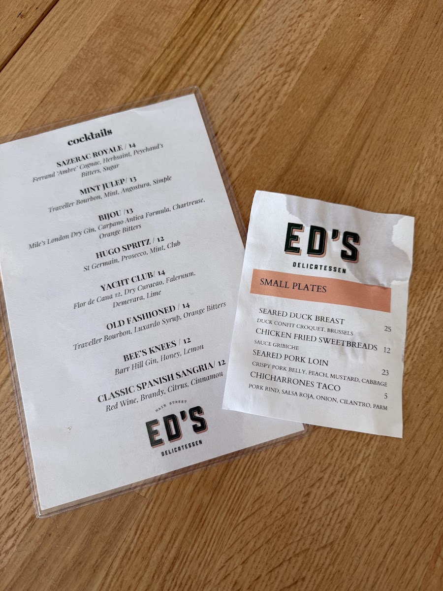 Menu Ed’S Delicatessen-7