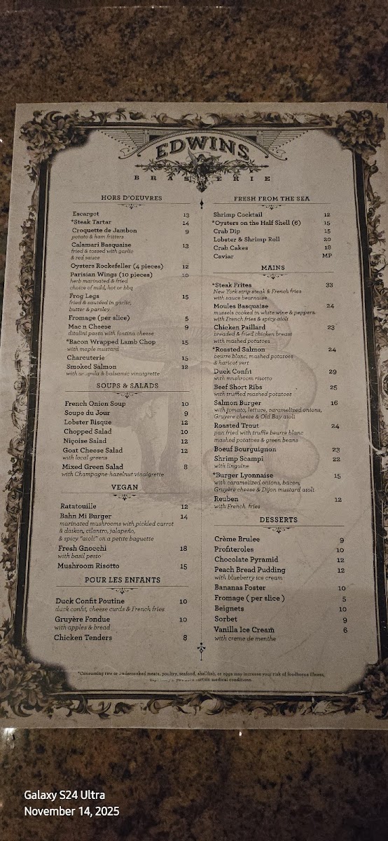 Menu Edwins Leadership & Restaurant Institute-7