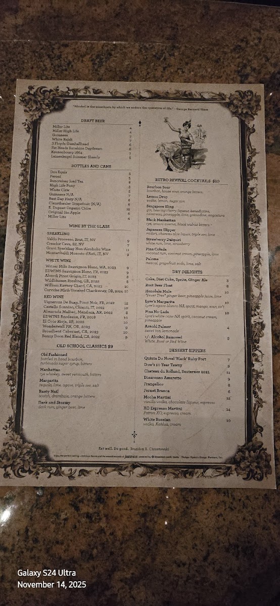 Menu Edwins Leadership & Restaurant Institute-8