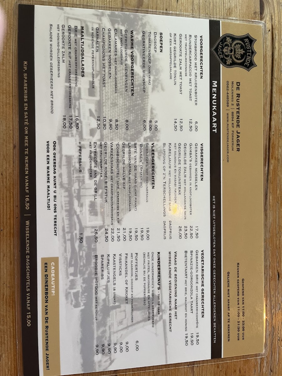 Menu Eet- En Terrascafé De Rustende Jager-10