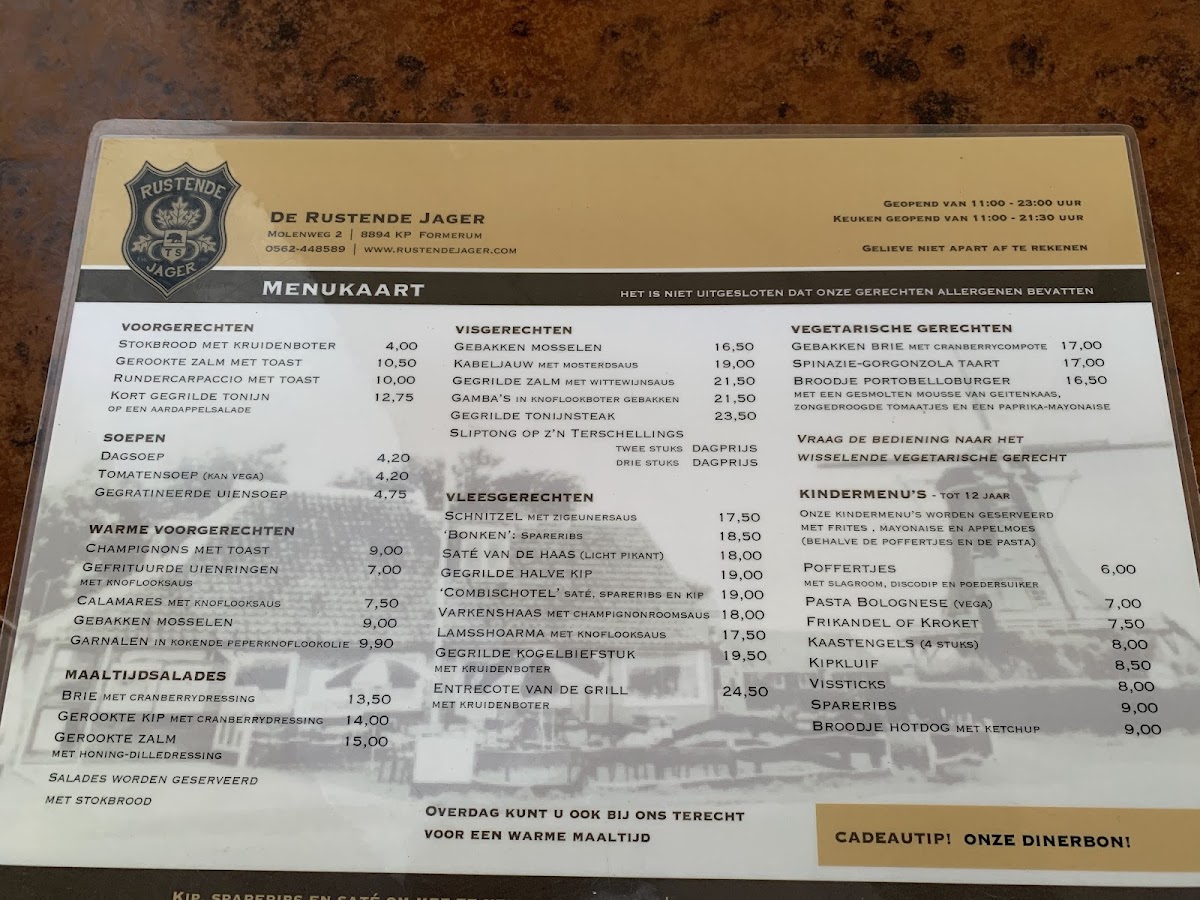 Menu Eet- En Terrascafé De Rustende Jager-4