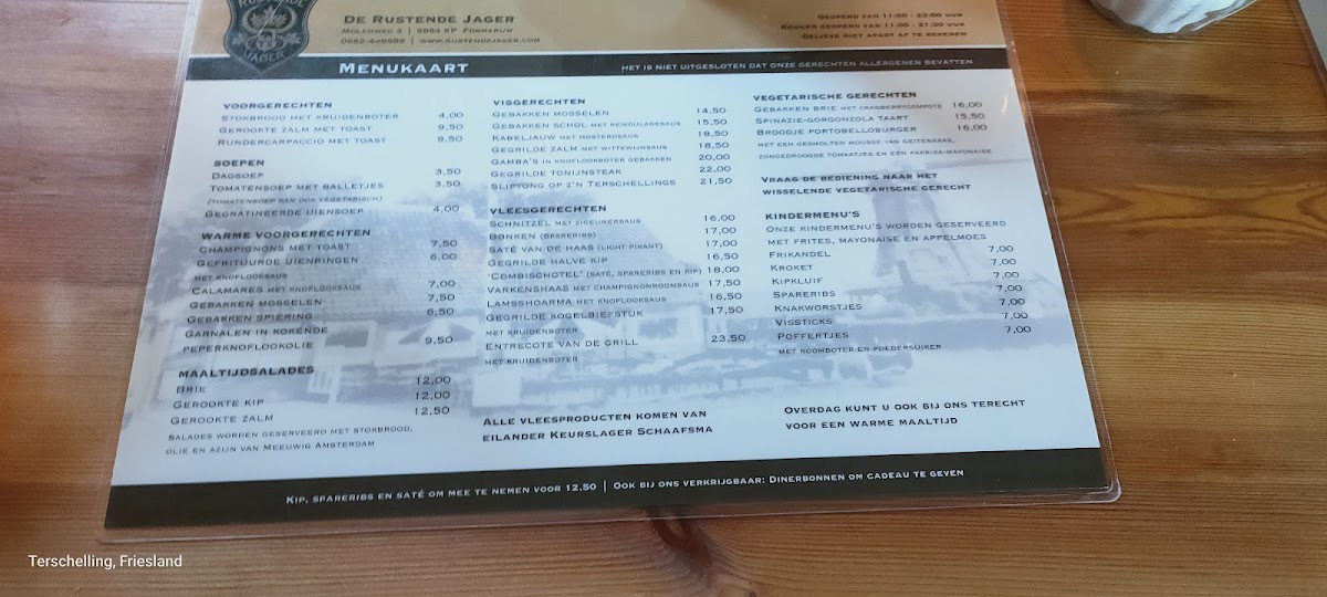 Menu Eet- En Terrascafé De Rustende Jager-8