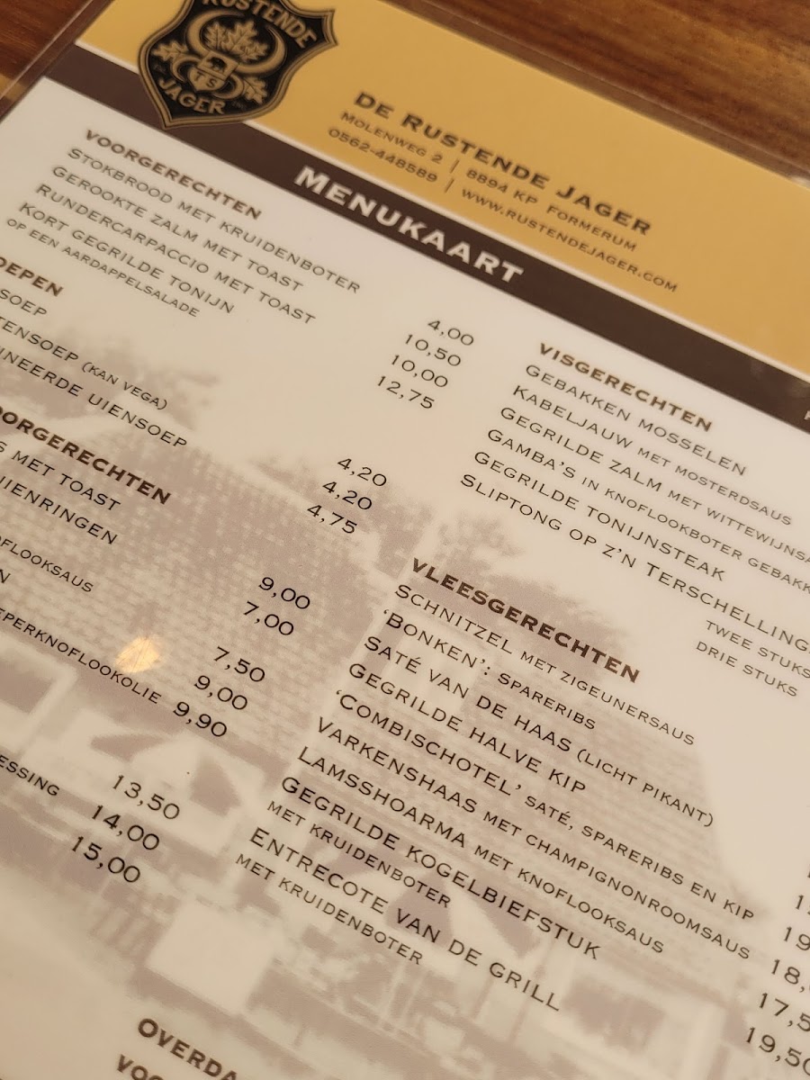 Menu Eet- En Terrascafé De Rustende Jager-9