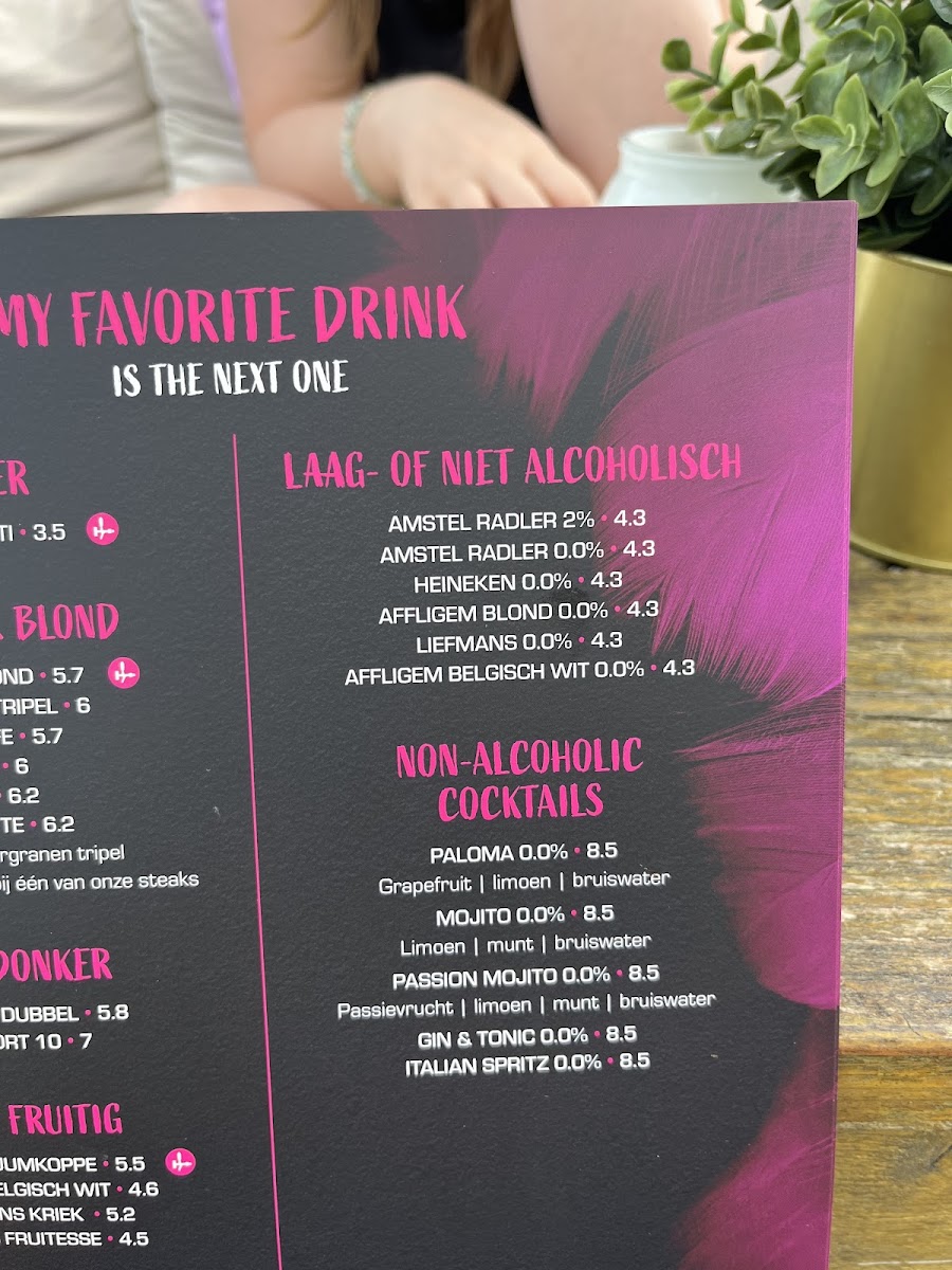 Menu Eeterij Juno-1