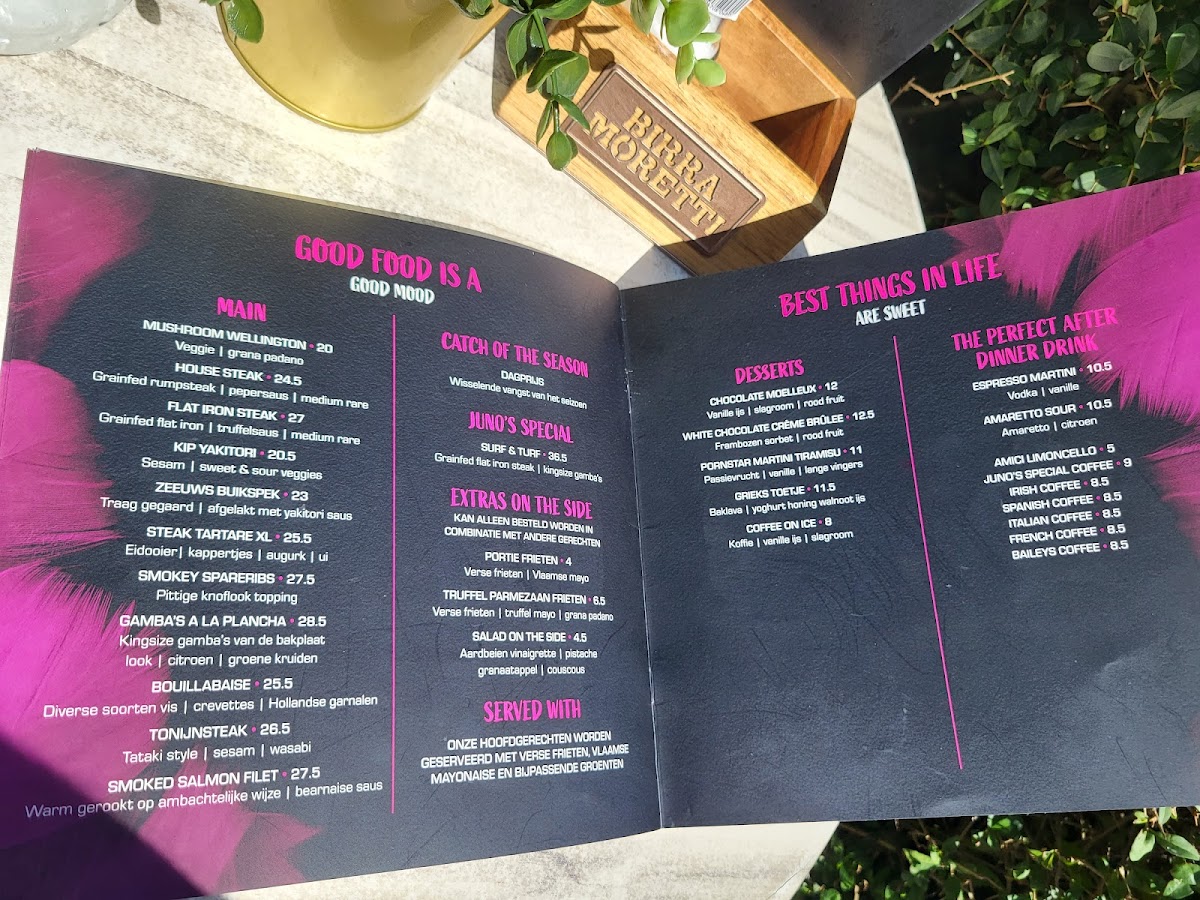 Menu Eeterij Juno-5