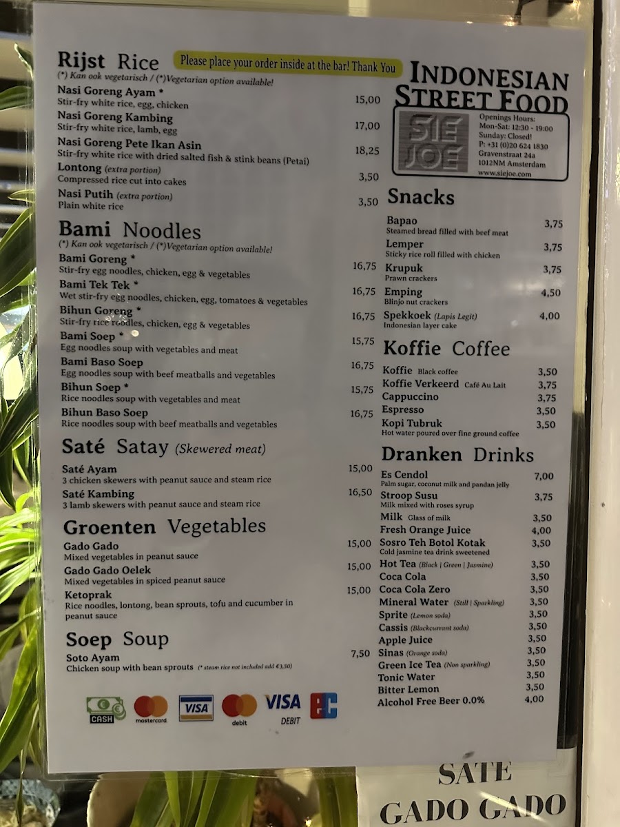 Menu Eethuis Sie Joe-3