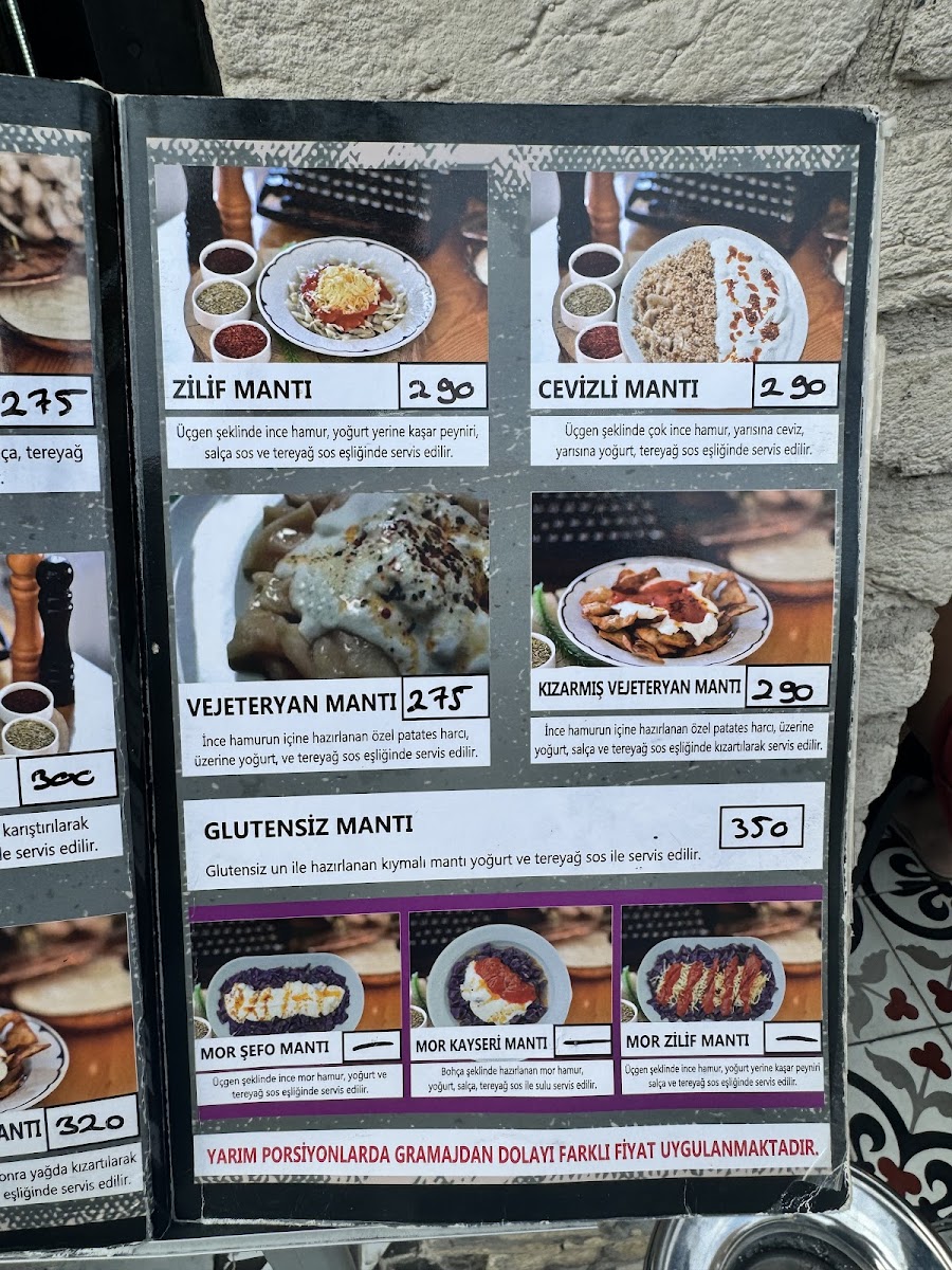 Menu Şefo Mantı-1