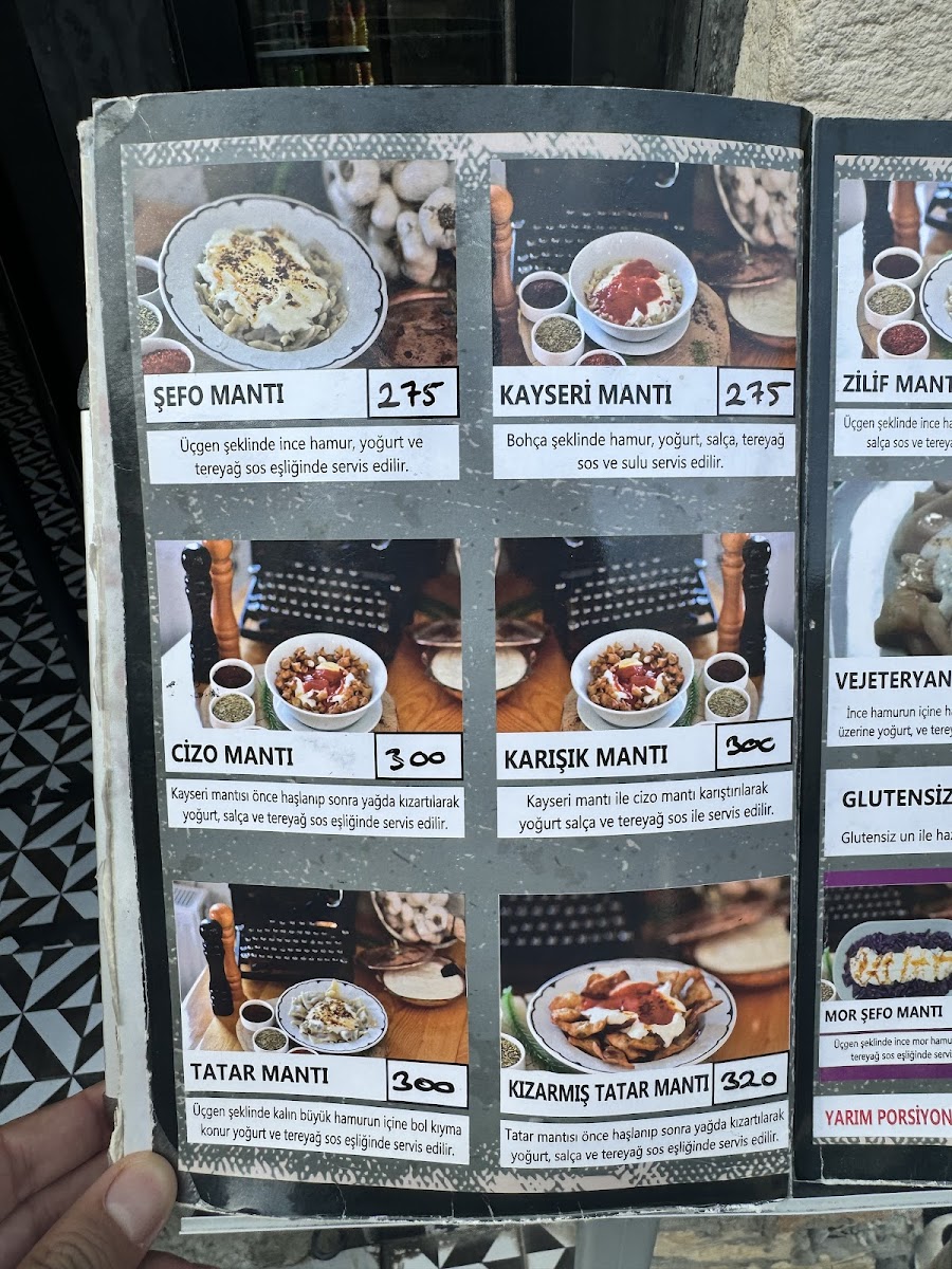 Menu Şefo Mantı-2