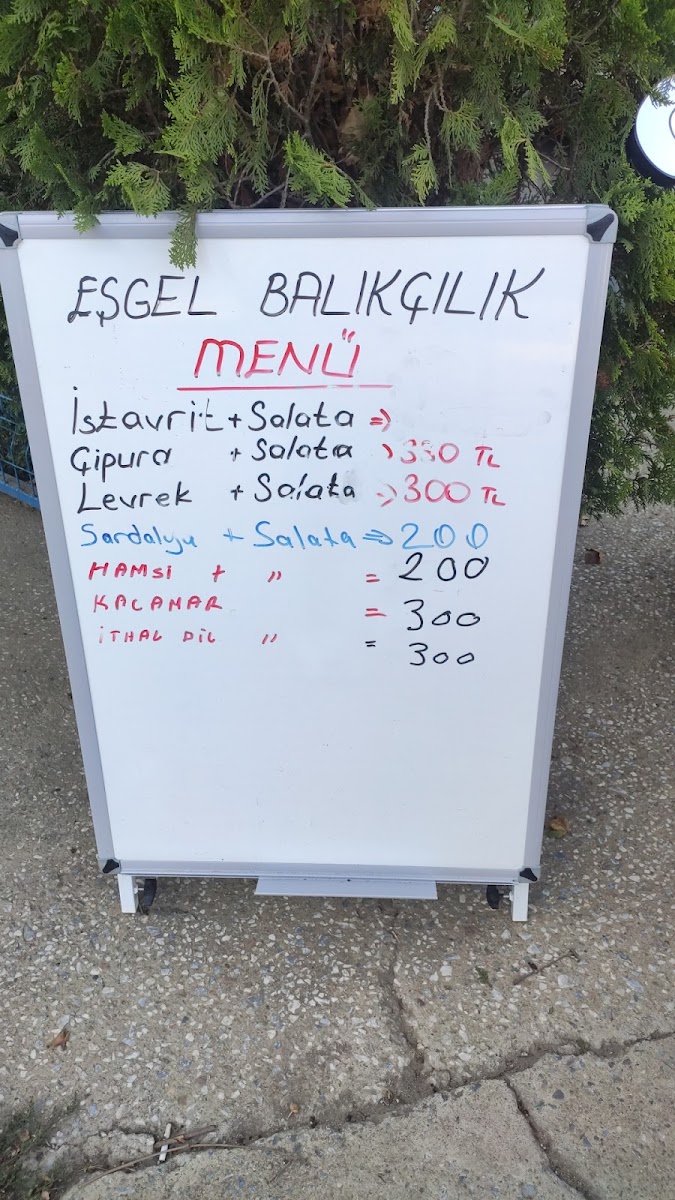 Menu Eşgel Balıkçılık-2