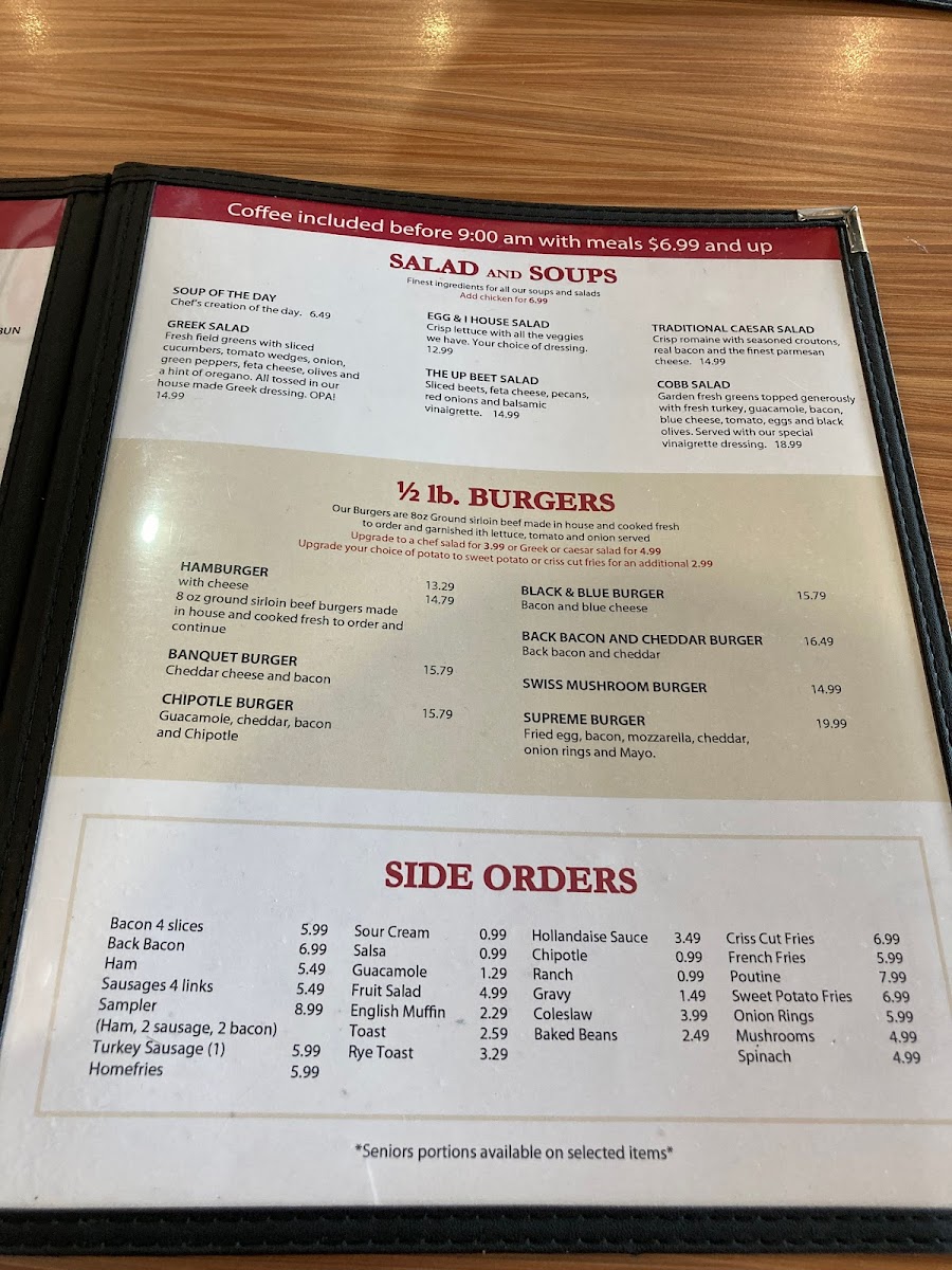 Menu Egg & I-10