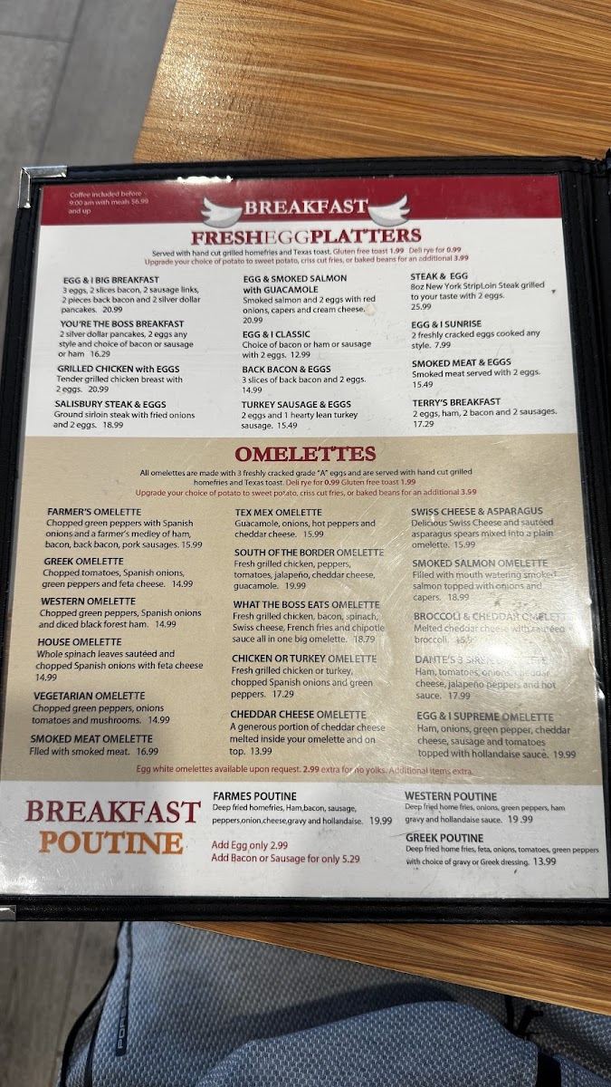 Menu Egg & I-3