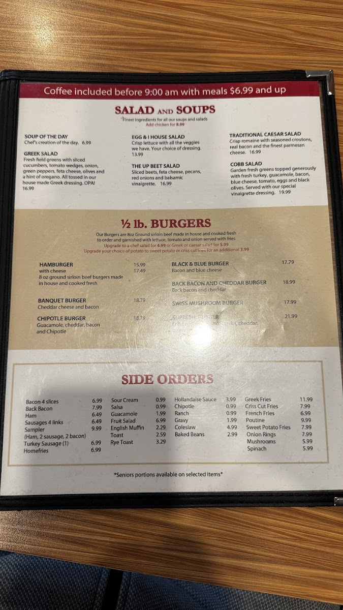 Menu Egg & I-5