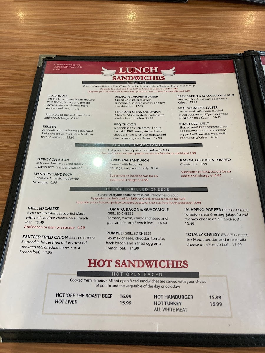 Menu Egg & I-6