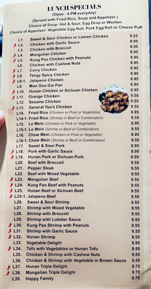 Menu Egg Rolls Chinese Cafe-2